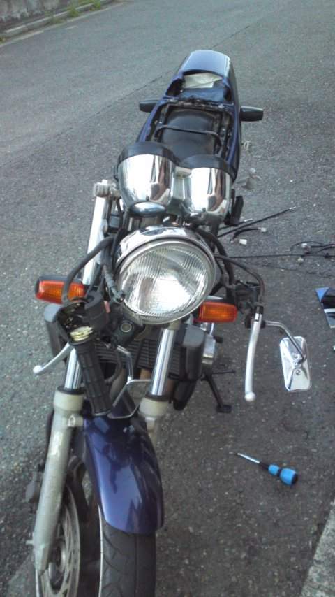 ジェイド250のキャブレター清掃