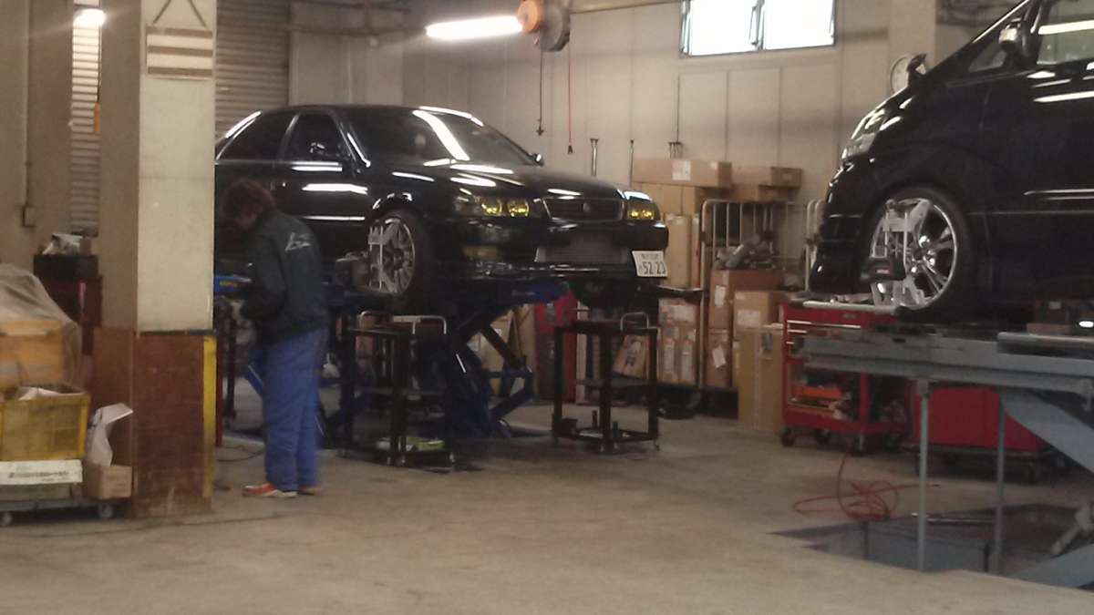 JZX100チェイサーのアライメント調整